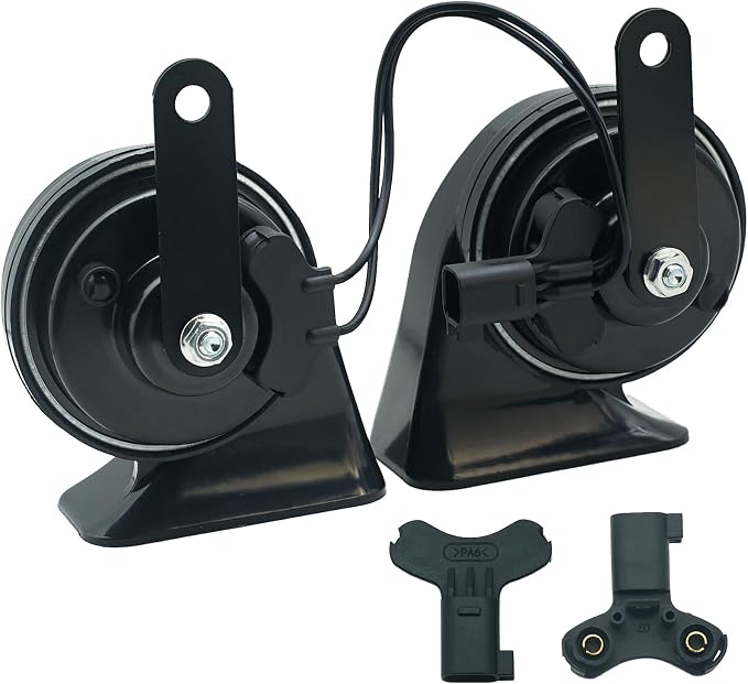 Car Horn Kit for Ford Chevrolet Ram GMC Tesla, 12V Loud Waterproof Auto Horn by NEOGET