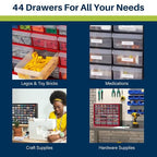 Akro-Mils 44-Drawer Plastic Drawer Storage Cabinet - Image 4