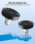 2 Pcs 35mm Car Lift Feet Pads Plus-High Heightening Rubber Feet Tray Fit - Image 5