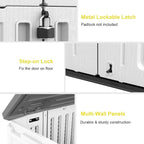 Outdoor Storage Shed, KINYING Outdoor Storage Cabinet Waterproof - Image 6