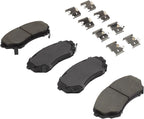 Premium Semi-Metallic Front Brake Pads Compatible - Image 2