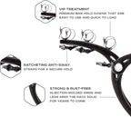 Saris Bones 3-Bike Trunk Rack Bicycle Carrier, Anti-Sway Straps, Fits Most - Image 2