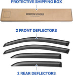 Window Visors Rain Guards for 2005 2006 2007 2008 2009 Chevy Equinox, - Image 5