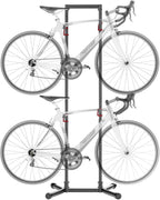teraysun Indoor 4 Bike Storage Rack, Adjustable Arm Hook by TERAYSUNBICYCLEACCESSORIES