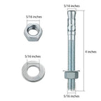 5/16x4" 100Pcs Inch Standard Fasteners - Image 2