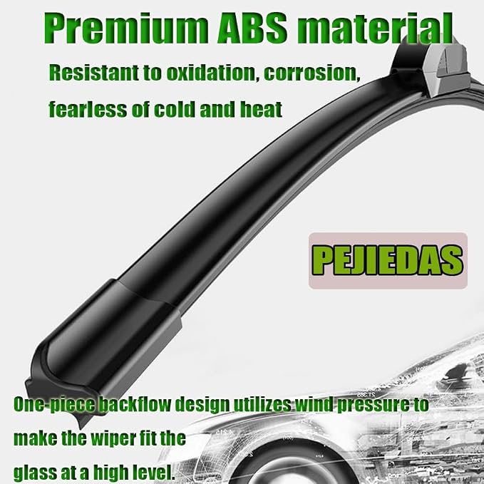 3 Wiper Blades, Front Wiper + Rear Wiper Blades - Image 4