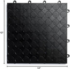 Big Floors RaceDeck CircleTrac, Interlocking Non-Slip Garage Flooring Tile - Image 7