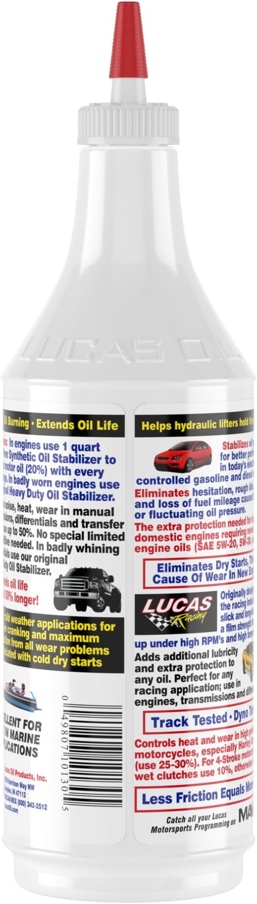 Lucas LUC10130 Synthetic Oil Stabilizer. Quart - Image 2