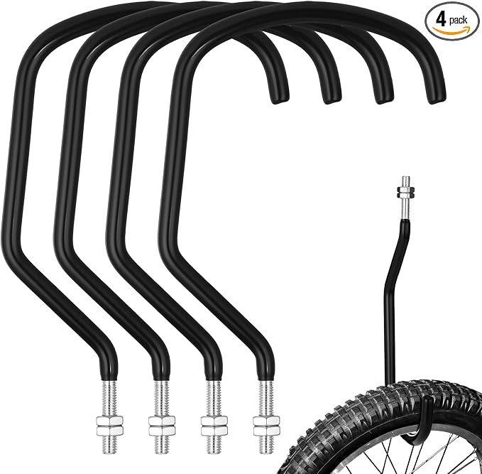 Shimeyao 4 Pcs Machine Thread Bicycle Storage Hook by Shimeyao