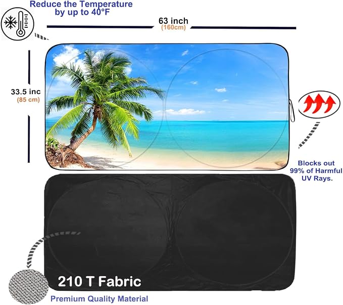 Gven Sunshade for Car Windshield - Image 2