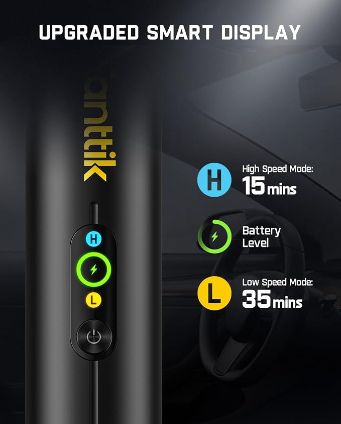 Fanttik Slim V10 Mate Cordless Car Vacuum, 4-in-1 Portable Mini Handheld Vacuum - Image 2