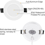 RV Boat Recessed Ceiling Light 6 Pack 12V LED Puck Light - Image 5