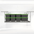MonsterRax Overhead Garage Storage Racks 3x8’ Ceiling Mounted Shelving - Image 8