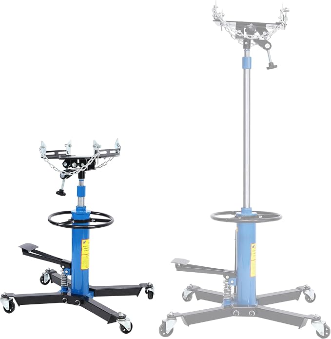 Transmission Jack 1660 lbs/ 0.75 Ton Capacity Hydraulic Telescopic Transmission - Image 8