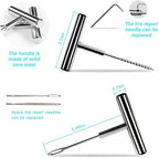 Tire Repair Kit, with Universal Tire Patch Kit to Plug Flats - Image 3