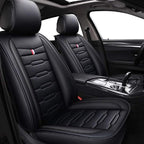 Seat Covers Full Set, Waterproof Leather Seat Covers by HGVKDO