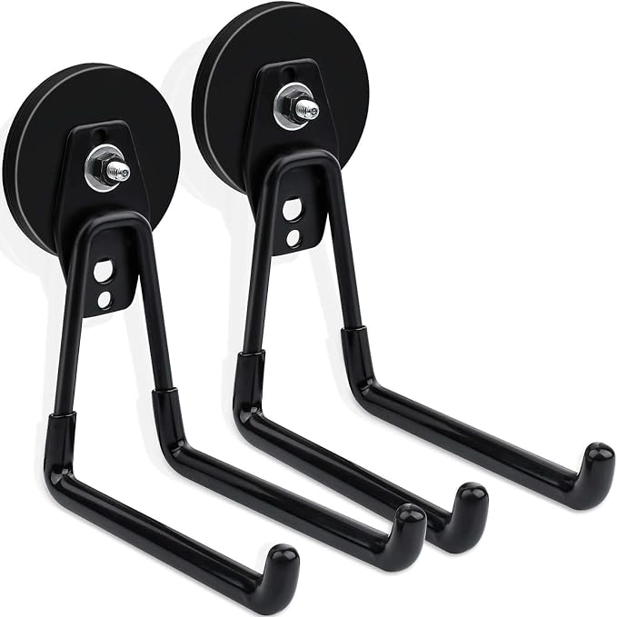 2 Pack Magnetic Hooks, Large Manget by MINCIMagnetsManufacturer