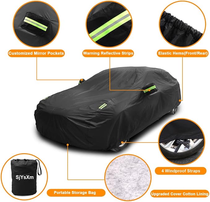 Waterproof Car Cover Compatible - Image 2