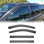 94251 Side Wind Vent Deflector Set, Dark Smoke Window Visors fit - Image 2