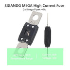 40A MEGA High Current Fuse - 40 Amp Bolt-on Fuse - Image 5