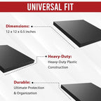 USA Made RV Leveling Jack Flex Pads 9" – Heavy-Duty Rubber Jack Pads - Image 6