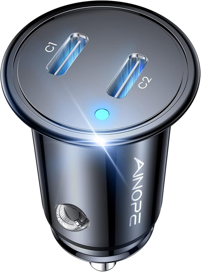 AINOPE USB C Car Charger for iPhone 15, Smallest 56W Car Charger Adapter Fast by AINOPE10yearsforphoneaccessories