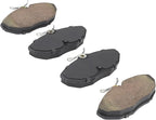 Premium Semi-Metallic Rear Brake Pads Compatible - Image 2