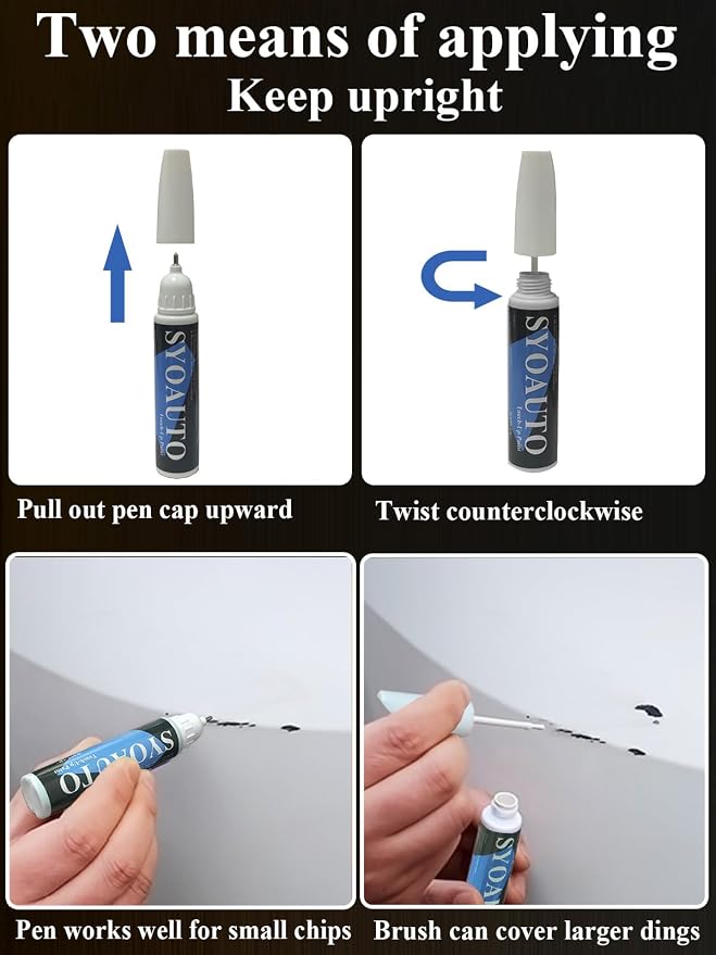 SYOAUTO Magnetic Gray 1G3 Touch Up Paint Fit - Image 4