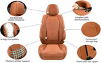 2 Packs Car Seat Covers Leather Car Seat Covers Universal Seat Covers - Image 6