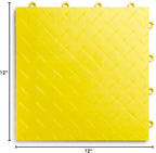 Big Floors RaceDeck Diamond Plate Design, Durable Interlocking Modular Garage - Image 7
