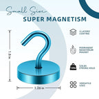 Neosmuk Magnetic Hooks, Cruise Ship Essentials, 120lb+ Heavy Duty Magnetic Hooks - Image 6