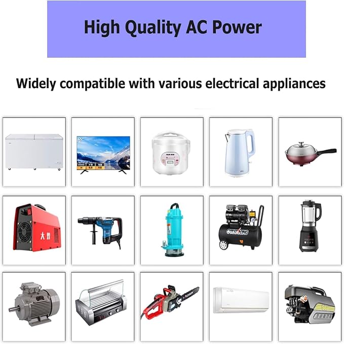 1200W Pure Sine Wave Inverter-36V DC to 110V 120V AC Power Converter - Image 7