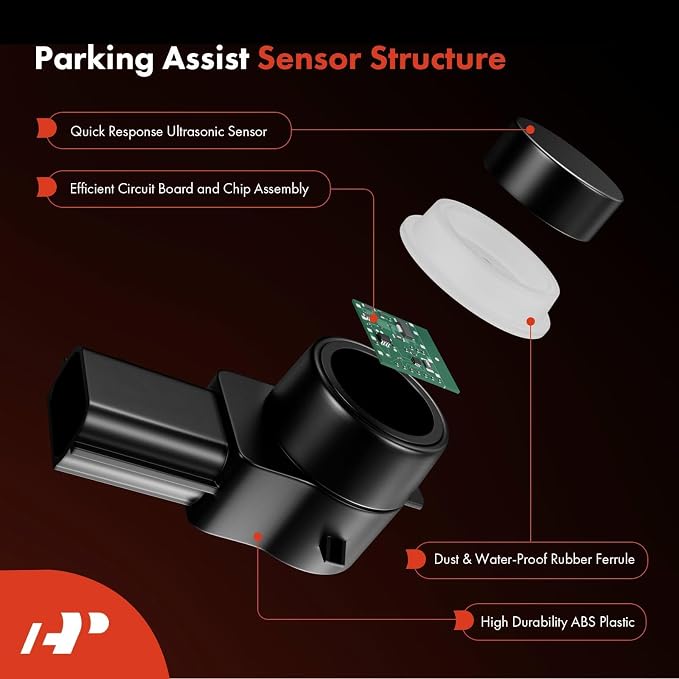 A-Premium 4-PC Reverse Backup Parking Aid Assist Sensor Compatible - Image 4