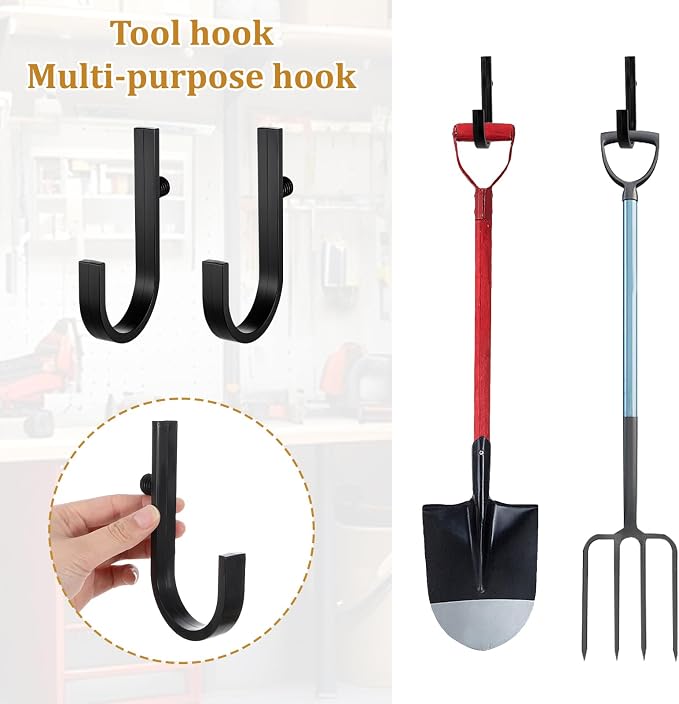 6Pcs Shed Hooks Compatible - Image 4