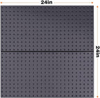 Ultrawall 2 Pcs Metal Pegboard Wall Panels, Peg Boards - Image 2