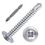 Wensilon #10×1-1/4”for Sheet Metal Self-Tapping Screws 410 Stainless Steel by Wensilon