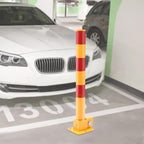 23In Q195 Iron Pipe Safety Bollard Yellow & Red Parking Barrier, Automatic - Image 9
