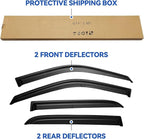 Window Visors Rain Guards for 2009-2018 Ram 1500 Crew/Mega Cab/Full-Size Cab - Image 6
