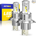AUTOONE 9003/H4/HB2 Bulbs LED Super Bright, 6000K White H4 Fog Lights Halogen by AUTOONE