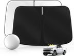 Windshield Sun Shade for Silverado 1500 2019-2025 2026 Foldable Sunshade Custom by SULAGIWINDSHIELDSUNSHADE