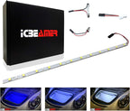 ICBEAMER 12" Color Changing from Blue to White 18 SMDs 5050 LED Light Strip - Image 7