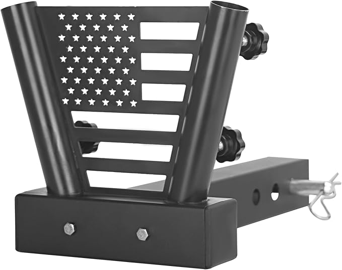 Heavy Duty Dual Hitch Flag Pole Holder - Image 5