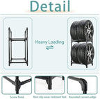 Hershii Tire Storage Rack Standing Garage Storage Shelf Organizer - Image 4