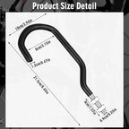 Shimeyao 8 Pcs Machine Thread Bicycle Storage Hook - Image 2