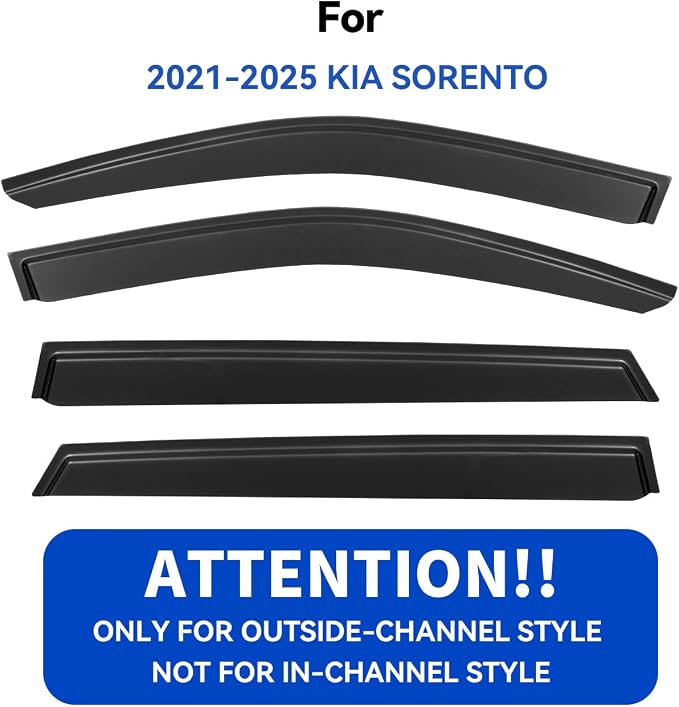 Window Visors Rain Guards Shield - Image 2