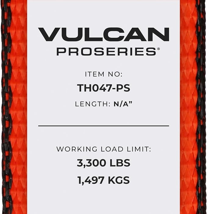 VULCAN Car Tie Down with Snap Hook - Image 9