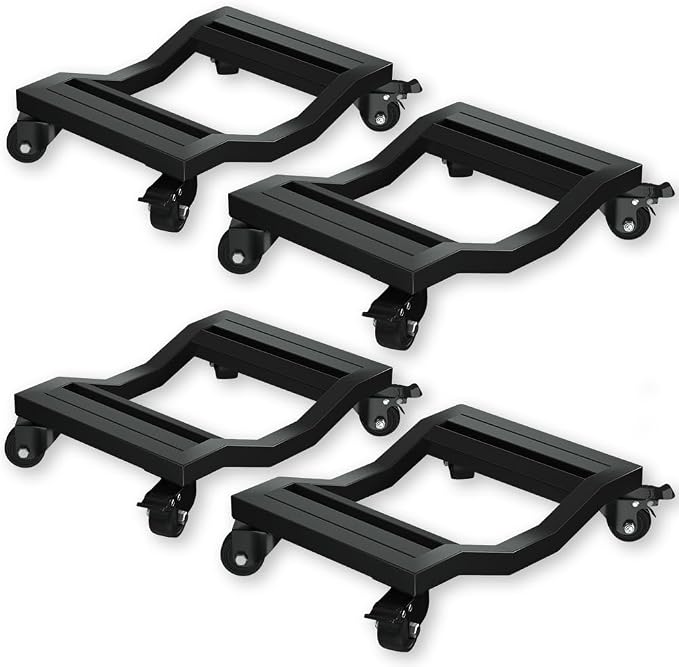 I'EZONK Industrial Stainless Steel Car Dolly Set of 4-6, 084kg Capacity | Pro by CHUANGQI-BRAND