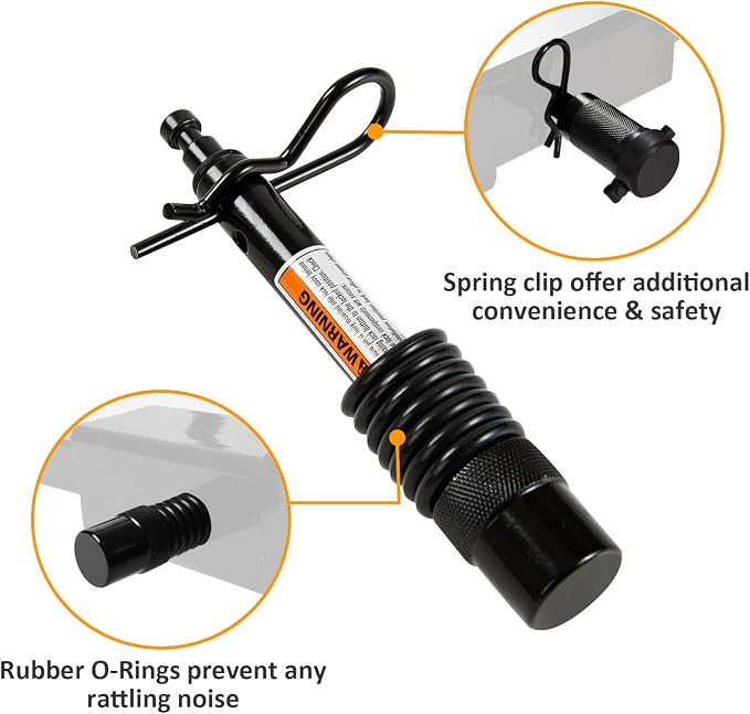 Trailer Hitch Lock Set, Solid Locking Hitch Pin - Image 7
