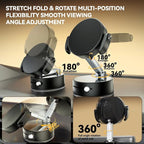 2025 Upgraded Foldable 2-in-1 Clip & Vacuum Magnetic Suction Car Phone Holder - Image 6