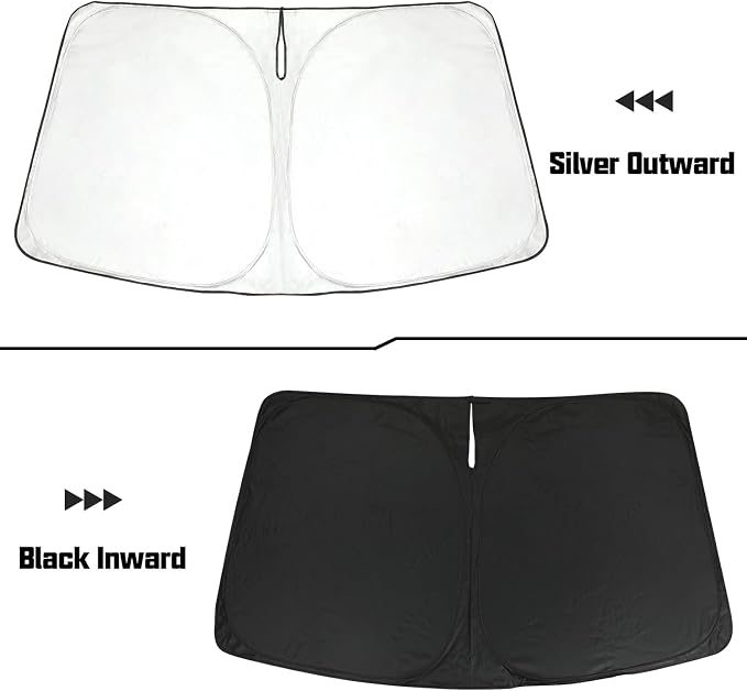 ROCCS Windshield Sunshade UV Ray Reflector Compatible - Image 4